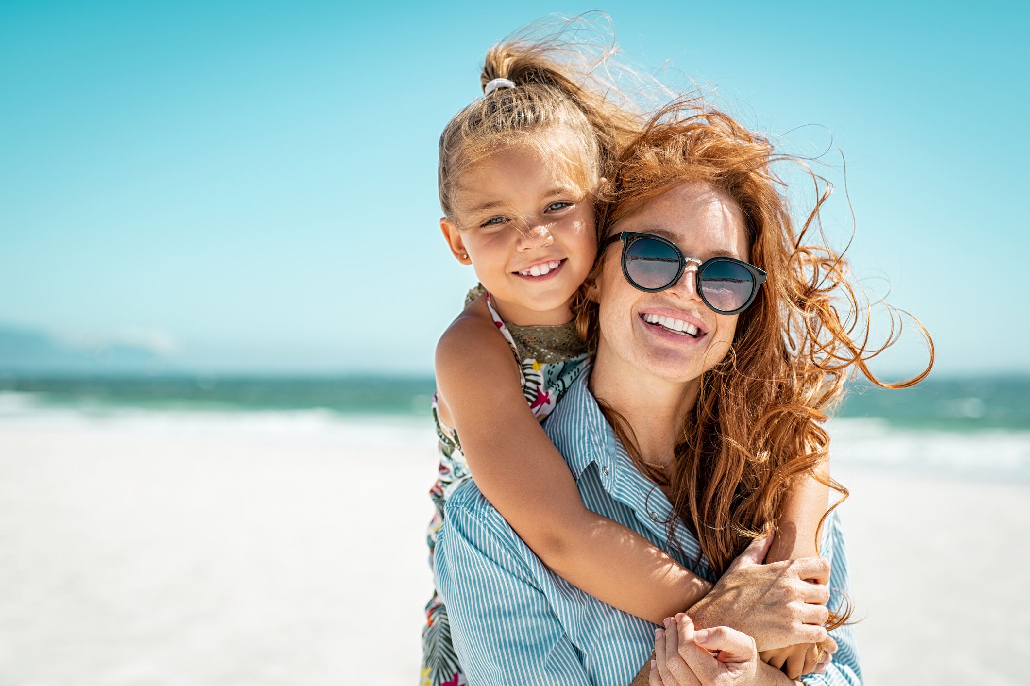 Woman and child